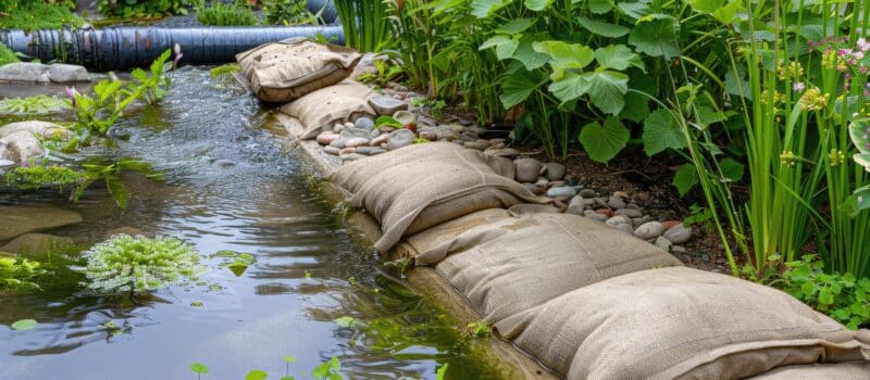 Stormwater management and erosion and sediment control measures in culvert